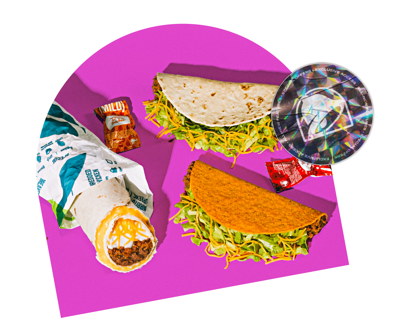 Got really stoned and order some taco bell delivery. The items