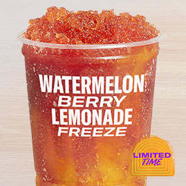Watermelon Berry Lemonade Freeze