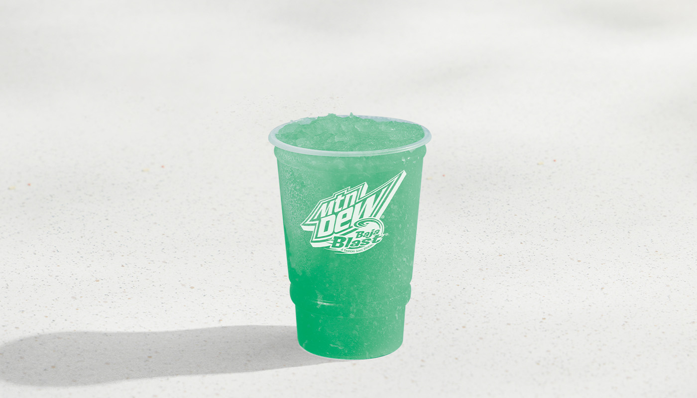 MTN DEW Baja Blast Freeze Taco Bell 