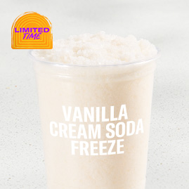 Vanilla Cream Soda Freeze
