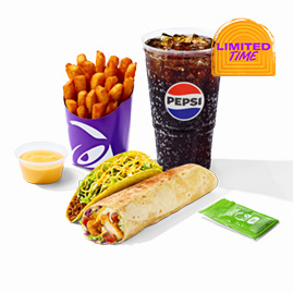 Cantina Crispy Chicken Burrito Combo