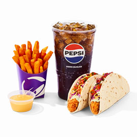 Baja Crispy Chicken Soft Taco Combo