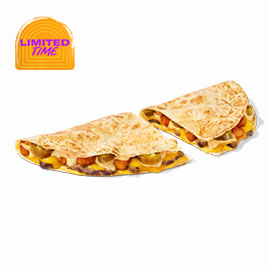 Spicy Steak & Potato Loaded Quesadilla