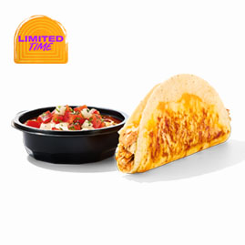 Slow-Roasted Chicken Cheesy Enchilada Dipping Taco
