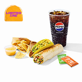 Cantina Chicken Burrito Combo