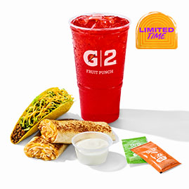 Cantina Chicken Rolled Quesadilla Combo