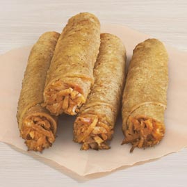 4 Rolled Chicken Tacos