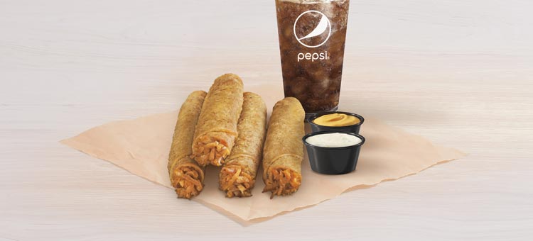 Rolled Chicken Tacos Combo | Order 