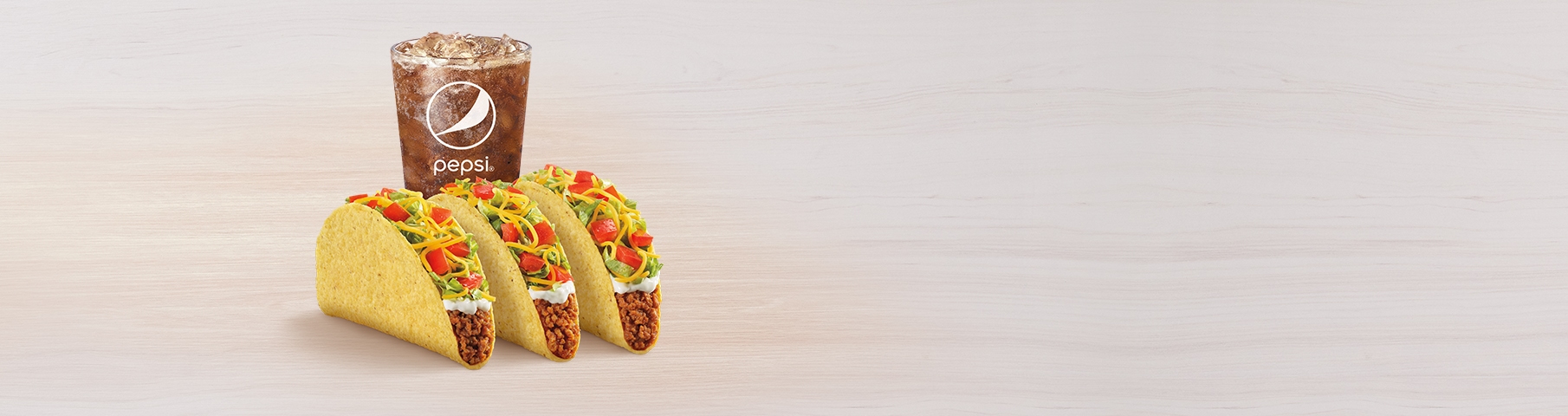 3 Crunchy Tacos Supreme® Combo