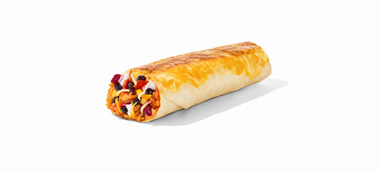 Black Bean Grilled Cheese Burrito