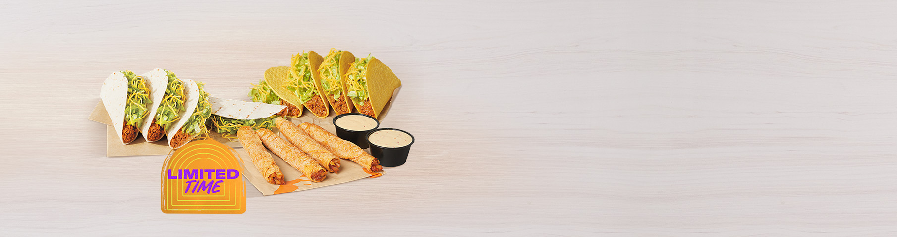 Rolled Chicken Tacos Party Pack