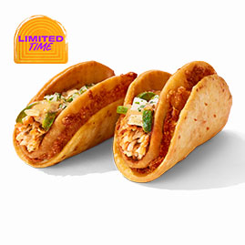Slow-Roasted Chicken Fajita Street Chalupas