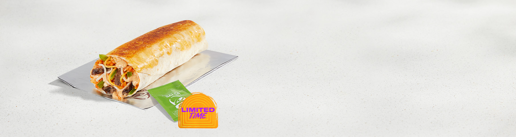 Cantina Carne Asada Fajita Grilled Cheese Burrito