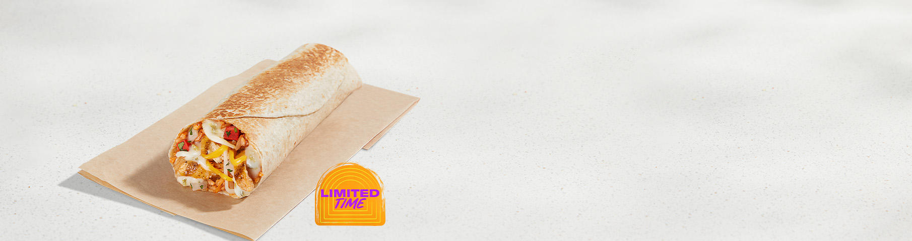 Chicken Queso Burrito