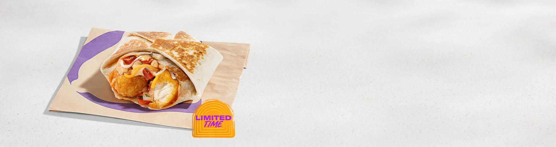 Chipotle Crispy Chicken Crunchwrap Slider