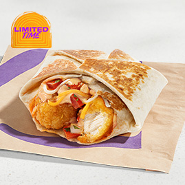 Chipotle Crispy Chicken Crunchwrap Slider