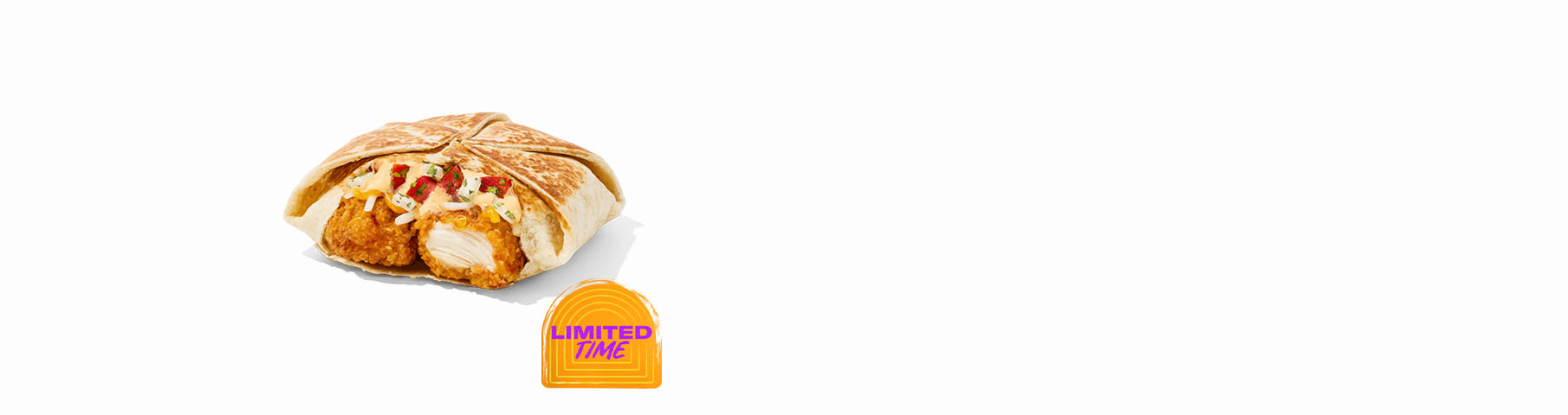 Creamy Chipotle Crispy Chicken Crunchwrap Slider
