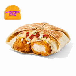 Creamy Chipotle Crispy Chicken Crunchwrap Slider