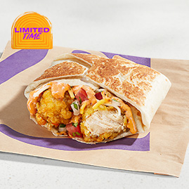 Sriracha Chile Crispy Chicken Crunchwrap Slider