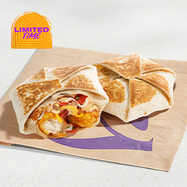 Chipotle Crispy Chicken Crunchwrap Sliders