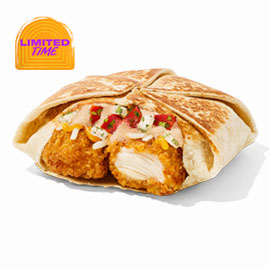 Diablo Ranch Crispy Chicken Crunchwrap Slider