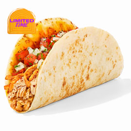 Street Style Slow-Roasted Chicken Taco