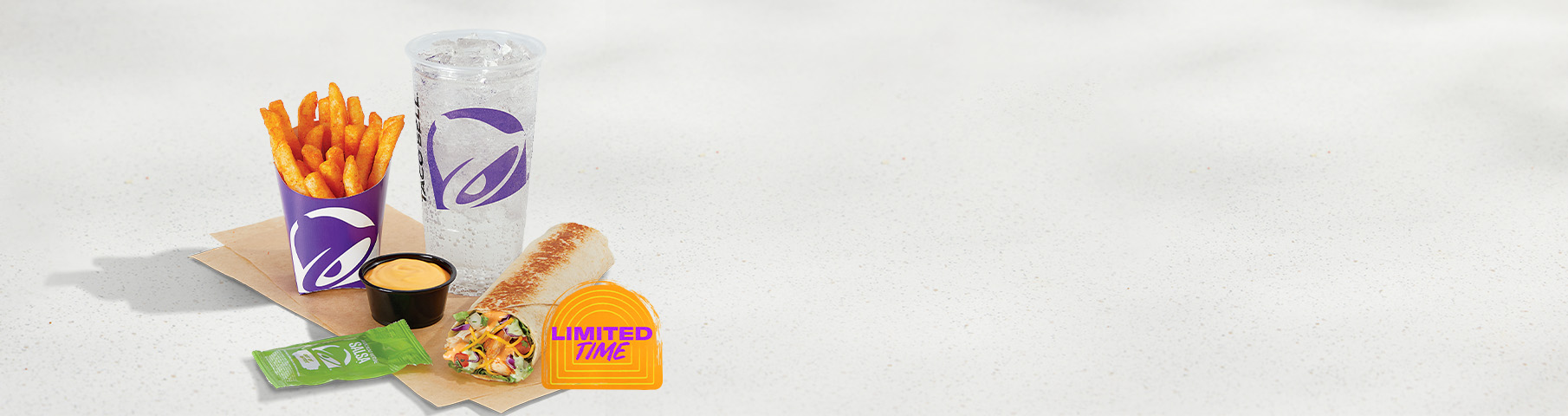 Cantina Chicken Burrito & Fries Deal