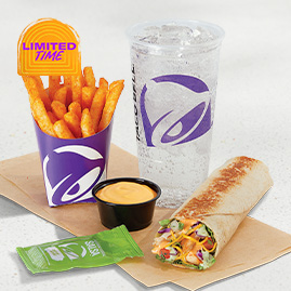 Cantina Chicken Burrito & Fries Deal