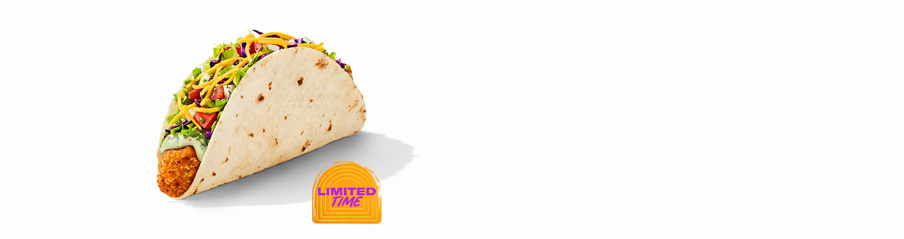 Avocado Ranch Crispy Chicken Soft Taco
