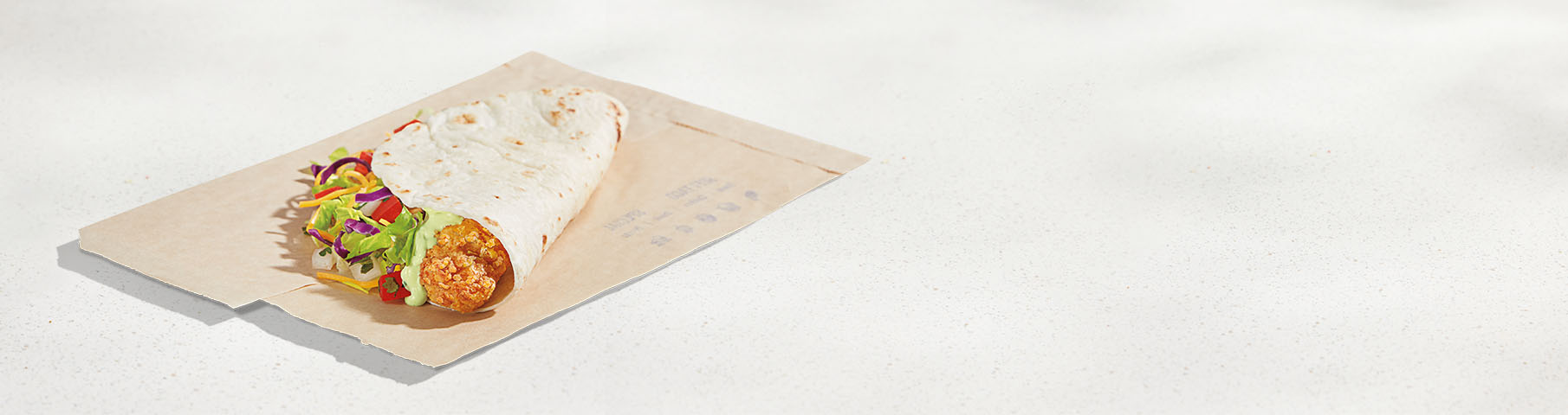 Avocado Ranch Crispy Chicken Soft Taco