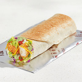 Avocado Ranch Crispy Chicken Burrito