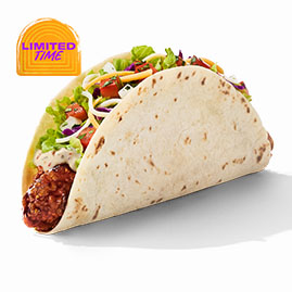 Sweet Chipotle Lime Crispy Chicken Taco