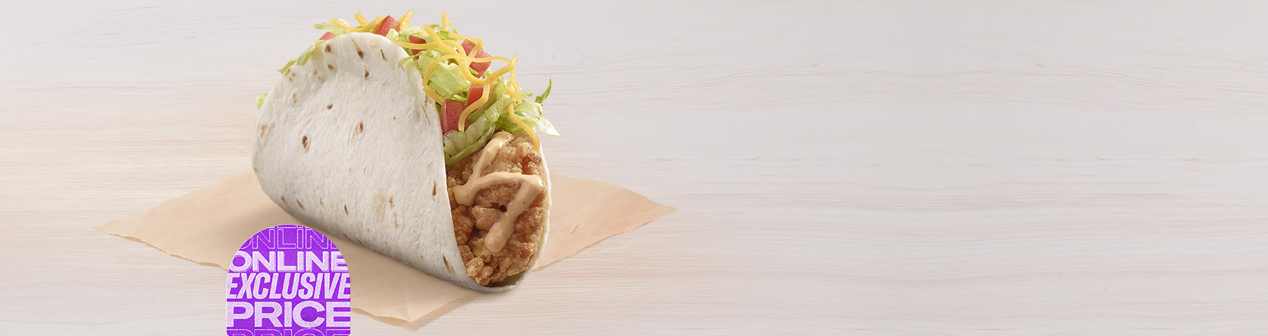 Cantina Crispy Chicken Taco with Creamy Chipotle