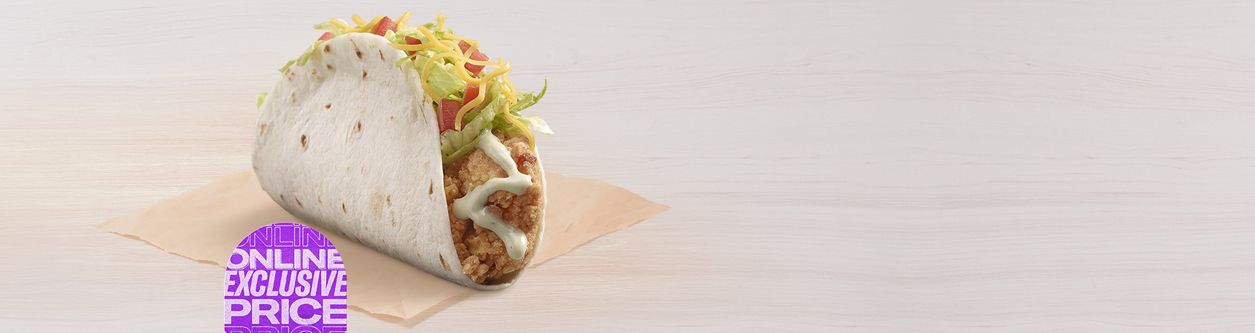 Cantina Crispy Chicken Taco with Avocado Ranch