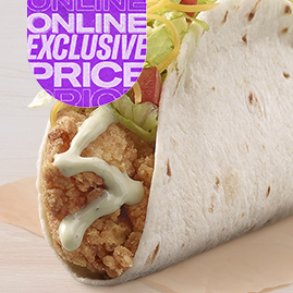 Cantina Crispy Chicken Taco with Avocado Ranch