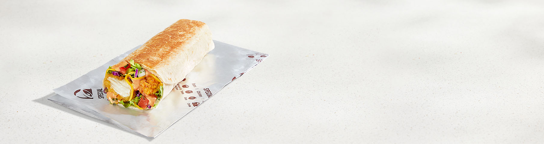 Creamy Chipotle Crispy Chicken Burrito