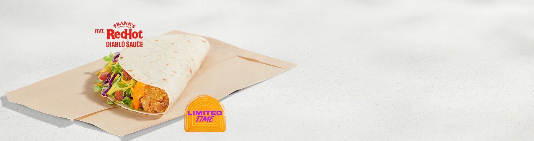 Frank's RedHot® Diablo Crispy Chicken Soft Taco