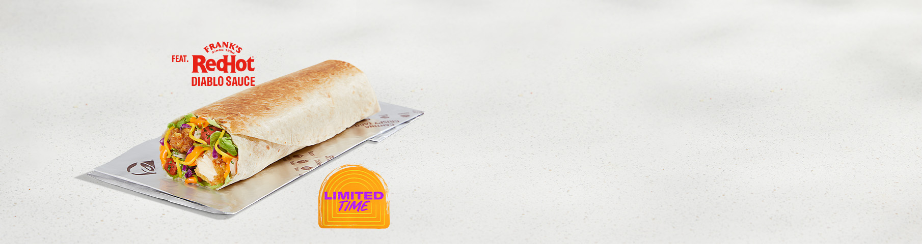 Frank's RedHot® Diablo Crispy Chicken Burrito