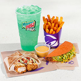 Crispy Chicken Crunchwrap Combo