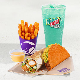 Crispy Chicken Burrito Combo