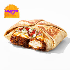 Sweet Chipotle Lime Crispy Chicken Crunchwrap