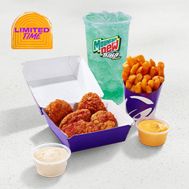 5 Piece Diablo Crispy Chicken Nuggets Combo