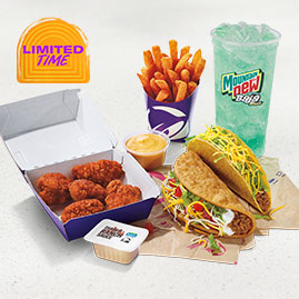 Diablo Dusted Crispy Chicken Nuggets Deluxe Combo