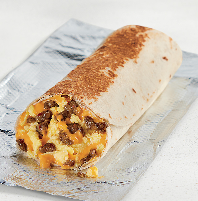 Cheesy Toasted Breakfast Burrito | Customize it! Taco Bell