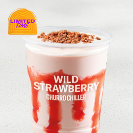Wild Strawberry Churro Chiller