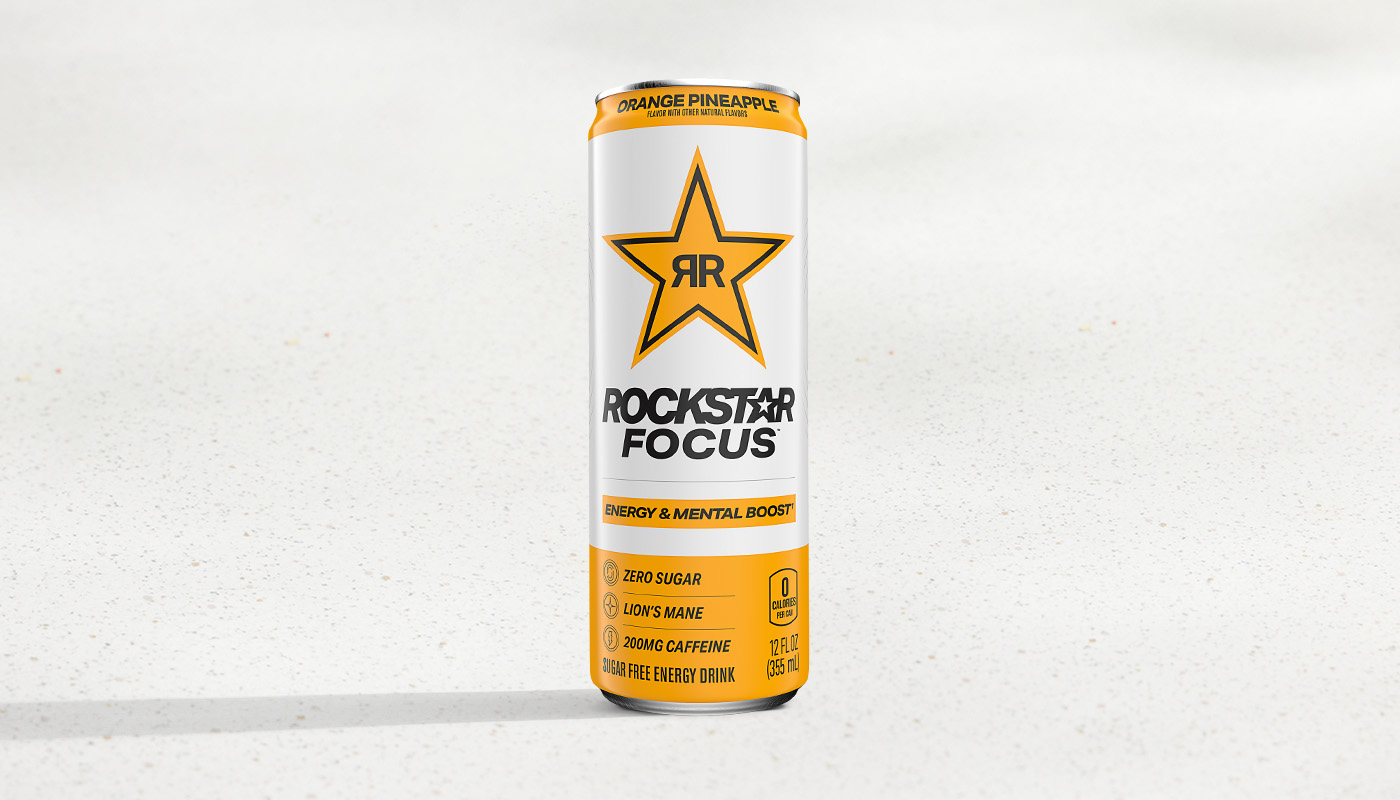 Orange Pineapple Rockstar® Focus Energy Can | Taco Bell®