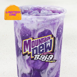 MOUNTAIN DEW BAJA MIDNIGHT™ dirty soda