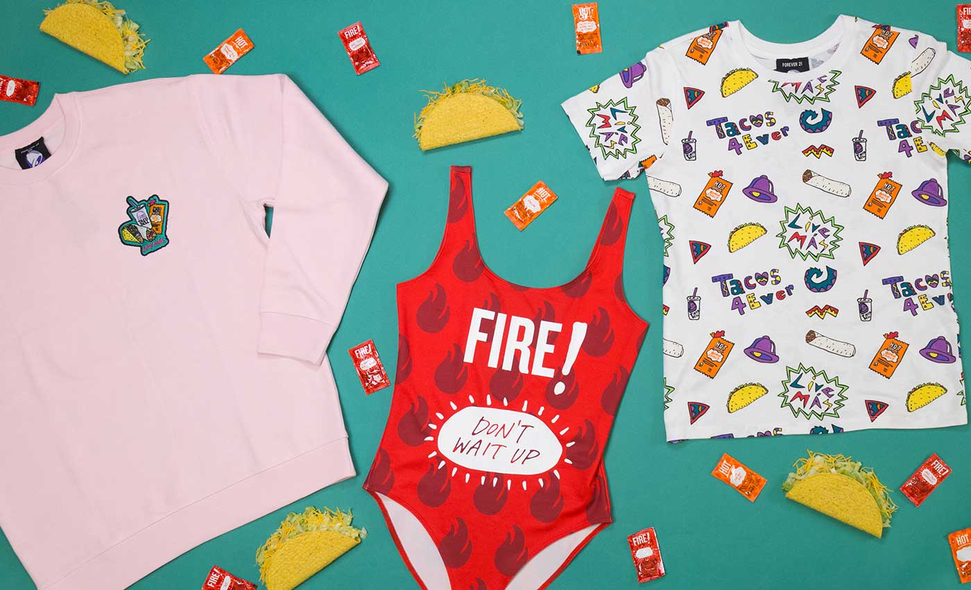 The Forever 21 x Taco Bell Collection